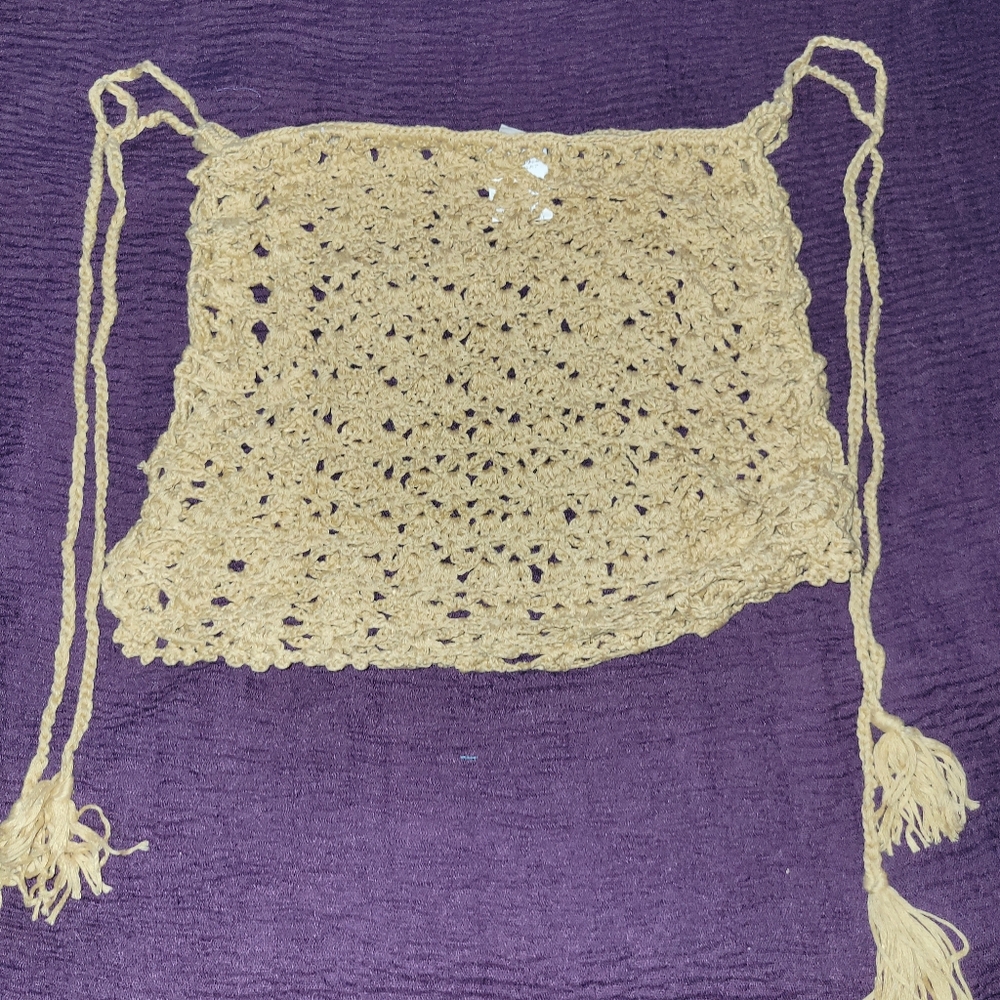 Knitted swimsuit cover